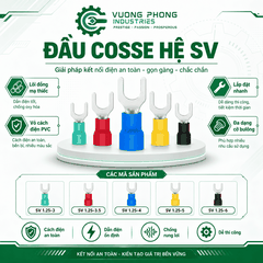 ĐẦU COSSE CHỮ U HỆ SV 1.25 – KẾT NỐI NHANH, AN TOÀN, CHẮC CHẮN