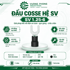 ĐẦU COSSE CHỮ U HỆ SV 1.25 – KẾT NỐI NHANH, AN TOÀN, CHẮC CHẮN