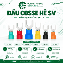 ĐẦU COSSE CHỮ U HỆ SV 2 – KẾT NỐI NHANH, AN TOÀN, CHẮC CHẮN