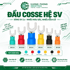 ĐẦU COSSE CHỮ U HỆ SV 2 – KẾT NỐI NHANH, AN TOÀN, CHẮC CHẮN