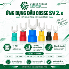ĐẦU COSSE CHỮ U HỆ SV 2 – KẾT NỐI NHANH, AN TOÀN, CHẮC CHẮN
