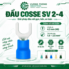 ĐẦU COSSE CHỮ U HỆ SV 2 – KẾT NỐI NHANH, AN TOÀN, CHẮC CHẮN