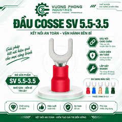 ĐẦU COSSE CHỮ U HỆ SV 5.5 – KẾT NỐI NHANH, AN TOÀN, CHẮC CHẮN