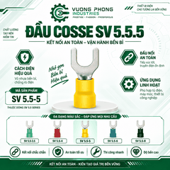 ĐẦU COSSE CHỮ U HỆ SV 5.5 – KẾT NỐI NHANH, AN TOÀN, CHẮC CHẮN