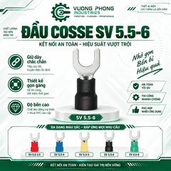 ĐẦU COSSE CHỮ U HỆ SV 5.5 – KẾT NỐI NHANH, AN TOÀN, CHẮC CHẮN