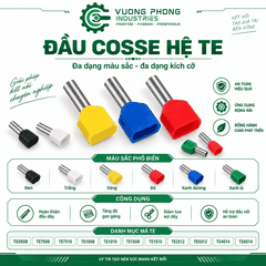 ĐẦU COSSE HỆ TE – GIẢI PHÁP ĐẤU NỐI GỌN GÀNG, AN TOÀN, CHẮC CHẮN