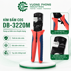 KÌM BẤM COS DB-3220M – KÌM ÉP COS 0.08–0.5MM² – 32–20AWG – CHUYÊN DỤNG ĐẦU COS NHỎ