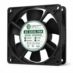 QUẠT TẢN NHIỆT HƯỚNG TRỤC AC 92×92×25MM - VP9225HSL – 220VAC 15W