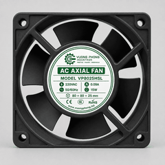 QUẠT TẢN NHIỆT HƯỚNG TRỤC AC  80×80×25MM - VP8025HSL – 220VAC 15W