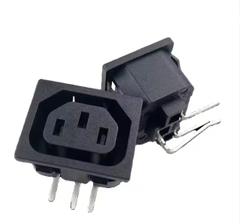 GIẮC/JACK Ổ CẮM NGUỒN AC 3 CHÂN IEC C13 GẮN PANEL – ĐẦU RA NGUỒN ÂM