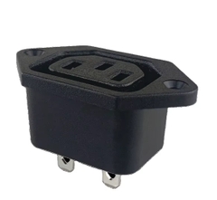 GIẮC/JACK Ổ CẮM NGUỒN AC 3 CHÂN IEC C13 GẮN PANEL – ĐẦU RA NGUỒN ÂM