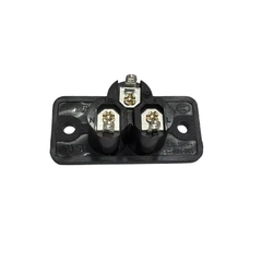 GIẮC/JACK Ổ CẮM NGUỒN AC 3 CHÂN IEC C6 GẮN PANEL – ĐẦU NGUỒN HOA MAI