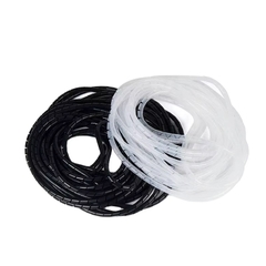 ỐNG GEN XOẮN BỌC DÂY ĐIỆN MÀU ĐEN, TRẮNG – DÂY QUẤN BẢO VỆ VÀ BÓ GỌN CÁP