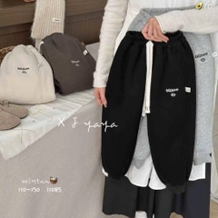 MT - Quần nỉ lót lông đen mã 8288(110-150)