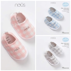 NOUS - GIÀY VẢI KẺ CARO