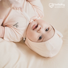 BUBABY - Mũ buộc dây tai thỏ Siro(0-12M)