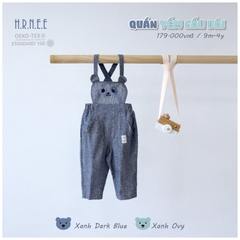 HRNEE Quần yếm gấu dài(S18M-4Y)