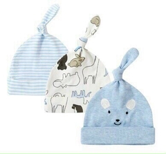 BW Set 3 mũ cotton Momcare (0-12M)