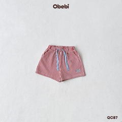 OBEBI - Quần đùi kẻ sọc đi biển OBEBI (73-120)
