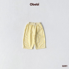 OBEBI - Quần dài kẻ sọc suông OBEBI (66-120)