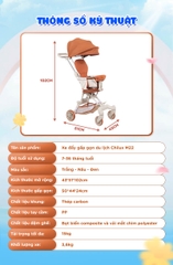 CHILUX - XE ĐẨY GẤP GỌN M22
