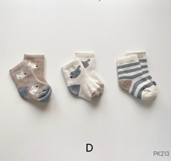 OBB Set tất 3 đôi kẻ thú(XS-L)