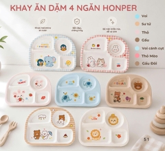 HONPER - KHAY ĂN DẶM 4 NGĂN