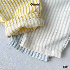 OBEBI - Quần dài kẻ sọc suông OBEBI (66-120)