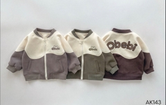 OBB Áo bomber nỉ kem chảy(73-100)