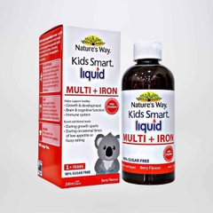 NATURE'S WAY - 1Y+SẮT NƯỚC KIDS SMART LIQUID MULTI+IRON