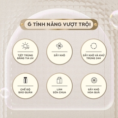 CHILUX - MÁY TIỆT TRÙNG UV SẤY KHÔ ĐA NĂNG S3