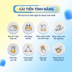 CHILUX - GHẾ ĂN DẶM GROW D