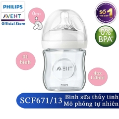AVENT - BÌNH SỮA THỦY TINH NATURAL