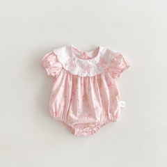 JS - Body hồng thỏ cổ thêu nơ(66-80)