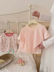 TL - Bộ cộc mặc nhà hoạ tiết đáng yêu (90-140)