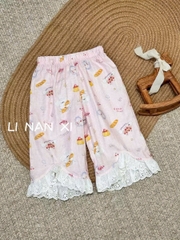 TL - Quần suông caro viền bèo (90-140)