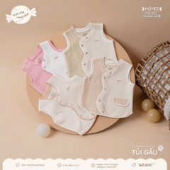 HONEE - ÁO GILE ULTRA CÀI GIỮA TÚI GẤU (0-9M)