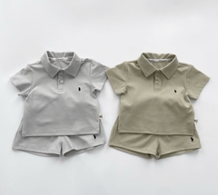 OBB - Bộ cộc POLO thêu thỏ(66-100)