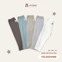 TH - Quần legging dài thun tăm(9M-4Y)
