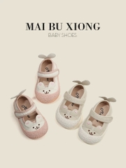 LB Giày búp bê MAIBU trần trám tai thỏ(22-25)