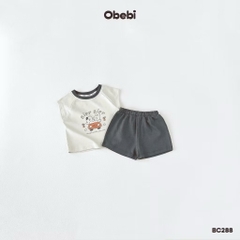 OBEBI - Bộ cộc tay ragla in hình (66-110)