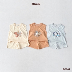 OBEBI - Bộ ba lỗ họa tiết câu cá đáng yêu OBEBI (73-120)