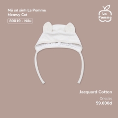 LA POMME Mũ sơ sinh Meowy cat
