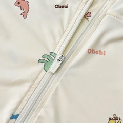 OBEBI - Áo khoác chống nắng vải thun chống tia UV họa tiết sinh vật biển OBEBI (66-110)