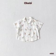 OBEBI - Áo sơ mi linen đi biển OBEBI (73-120)