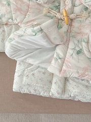 JS Áo phao kem hoa hồng lá xanh(66-80)