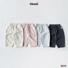 OBEBI - Quần gió thu đông phom basic OBEBI (73-120)