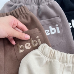 OBB Quần nỉ Bom thêu OBEBI(S66-100)
