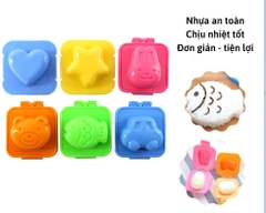BENTO - SET 6 KHUÔN CƠM