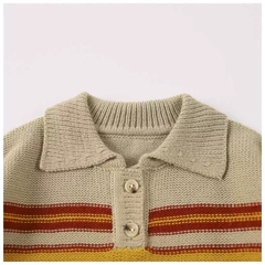 LB - Aó len cổ polo Mtiny Queen kẻ(80-130)